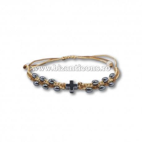 14-200 metanie ata - hematit + cruce hematit 12/set