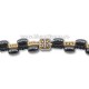 14-201 metanie ata - hematit + cruce metal 12/set