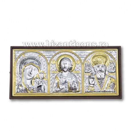 29-19 triptic metal cu adeziv 5x10,5 cm 12/set