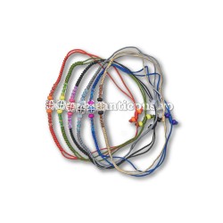 34-303 metanie impletita - bile sticla - cruce email metal 12/set
