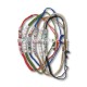 34-305 metanie impletita - bile sticla - cruce email metal 12/set