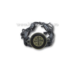 45-33 metanie piele + medalion ICXC metal 12/set
