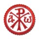 4-16R monograma 6x6 cm - rosie 12/set