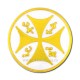 4-17Au cruce aurie ICXC NIKA - adeziv 6x6 - 12/set