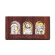 29-19 triptic metal cu adeziv 5x10,5 cm 12/set