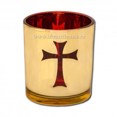 39-31 candela sticla AURIE 7x8cm 120/bax