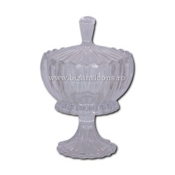 52-400 vas anafora - aghiasma sticla 16,5x24cm 8/bax