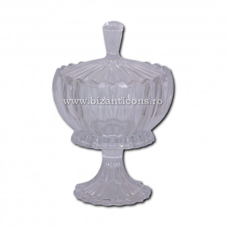 52-400 vas anafora - aghiasma sticla 16,5x24cm 8/bax