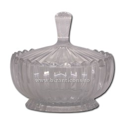 52-401 vas anafora - aghiasma sticla 23x21cm 4/bax