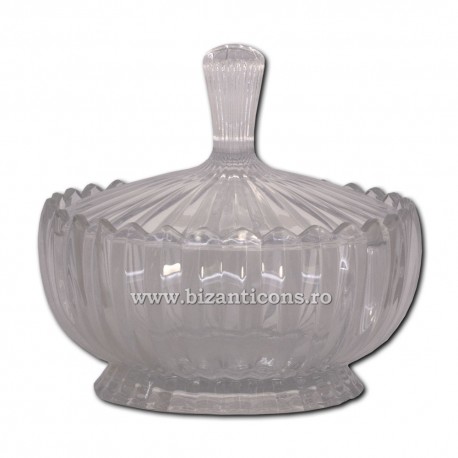 52-401 vas anafora - aghiasma sticla 23x21cm 4/bax