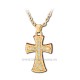 Colier + cruce cu pietre 12/set