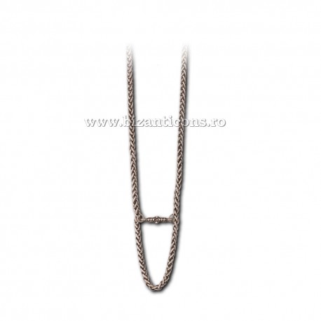 LANT cruce stavrofor bronz argintat + patina D 100-36AgP