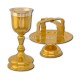 SET SF. VASE rusesti 0,75 l aurite - cupa argintata - 3 piese Z 103-200