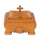 Racla lemn gravat 16x20x20 cm R 126-1310