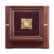 RACLA lemn - steluta aurita - 18x18x9.5 cm AT 126-94