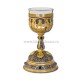 Set Sf Vase - aurit si argintat - cupa argint 925 - Apostoli relief - 1000 ml AT 320-58