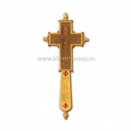CRUCE Bin. AURITA - lemn sculptat - 26x11 cm MT 123-46