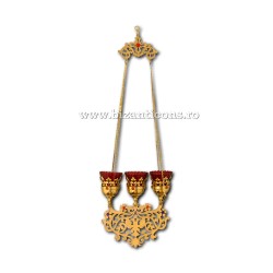 CANDELA LANT traforata - 3 candele - aurita R 110-75