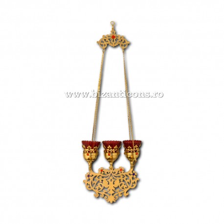 CANDELA LANT traforata - 3 candele - aurita R 110-75