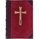 73-56 Ceaslovul mic legat manual in piele naturala si plus grena ,schnit rosu