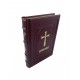 73-60 Liturghier mare legat manual in piele naturala grena, goldschnit
