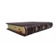 73-60 Liturghier mare legat manual in piele naturala grena, goldschnit