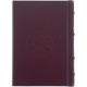 73-60 Liturghier mare legat manual in piele naturala grena, goldschnit