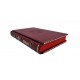 73-58 Ceaslov legat manual in piele naturala grena,goldschnit