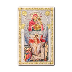 Icoana argint - Invierea M - MD Jerusalim - 16x10 HG30-607