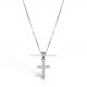 95-10-2 cruce Ag925 - 1,9 g - pietre - platinat - Sofia’S