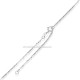 95-11-2 cruce Ag925 - 1,48 g - pietre - platinat - Sofia’S