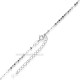 95-12-2 cruce Ag925 - 2,12 g - pietre - platinat - Sofia’S