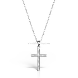 95-13-2 cruce Ag925 - 1,99 g - pietre - platinat - Sofia’S