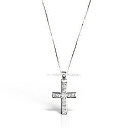 95-15-2 cruce Ag925 - 2,99 g - pietre - platinat - Sofia’S