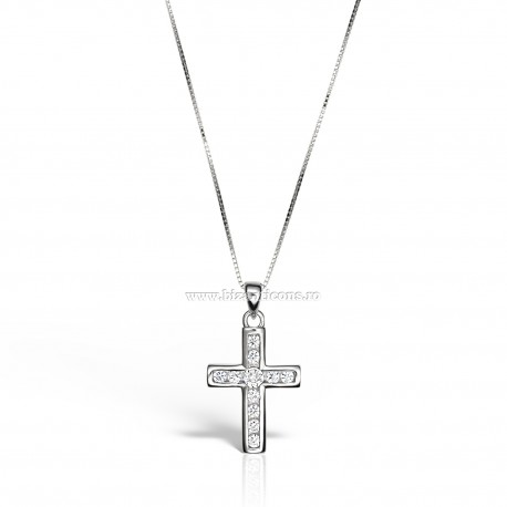 95-15-2 cruce Ag925 - 2,99 g - pietre - platinat - Sofia’S
