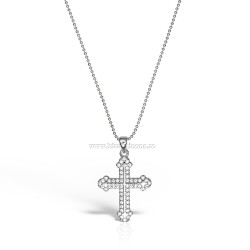 95-18-2 cruce Ag925 - 3,51 g - pietre - platinat - Sofia’S