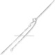 95-21-2 cruce Ag925 - 1,4 g - pietre - platinat - Sofia’S