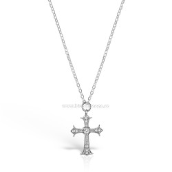 95-23-2 cruce Ag925 - 1,54 g - pietre - platinat - Sofia’S