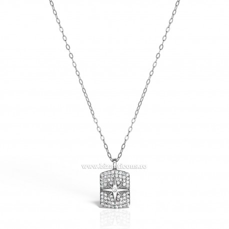 95-57-2 cruce Ag925 - 1,68 g - pietre - platinat - Sofia’S