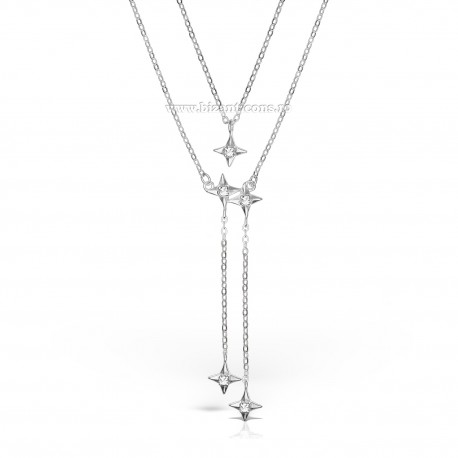95-62-2 cruce Ag925 - 2,4 g - pietre - platinat - Sofia’S