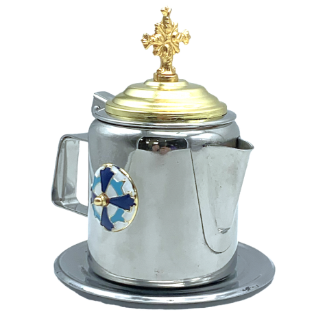CANA caldura inox med email 15cm O 94-983A CANA caldura inox med email 15cm O 94-983A