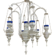 CANDELA LANT 7 brate ulei Hexa 2 argintata O 79-840