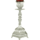 CANDELA masa No5 argintata Hexa 3 - X40-323Ag
