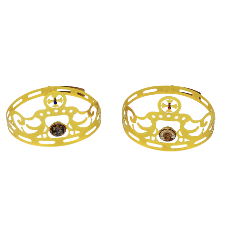 CUNUNII cu icoana aurite O 104-1076 CUNUNII cu icoana aurite O 104-1076