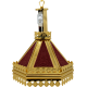 FANAR strana aurit - rosu hexa gravat O 110-1128