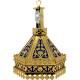 FANAR strana aurit email albastru hexa O 109-1115