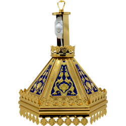 FANAR strana aurit email albastru hexa O 110-1130