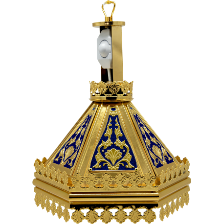 FANAR strana aurit email albastru hexa O 110-1130 FANAR strana aurit email albastru hexa O 110-1130