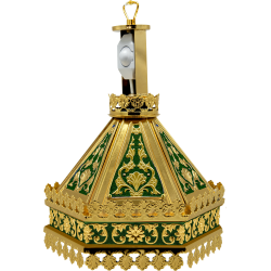 FANAR strana aurit email verde hexa O 109-1120