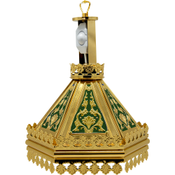 FANAR strana aurit email verde hexa O 110-1135